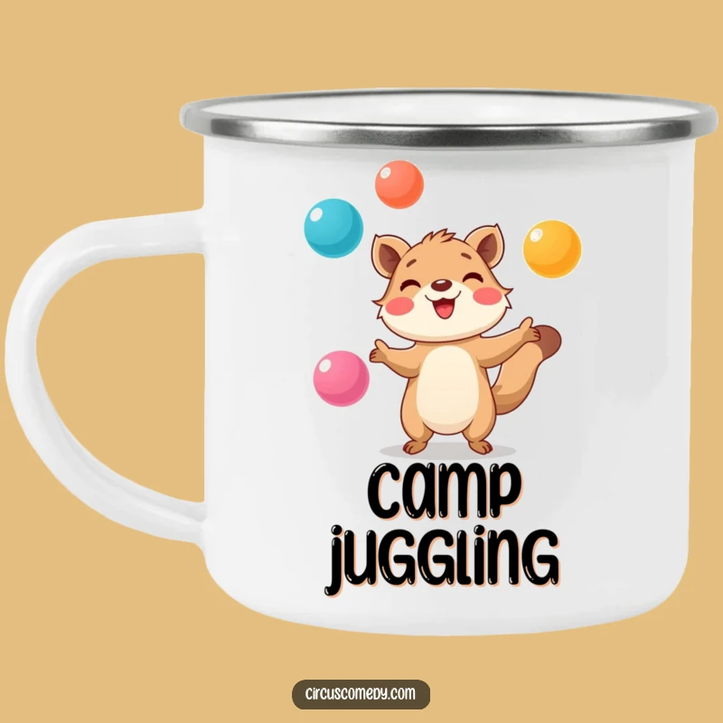 Funny Animal Juggling Camping Mug - Focused Fun Outdoors