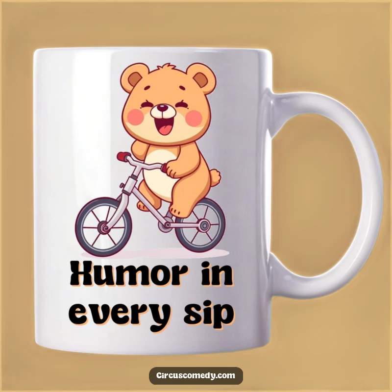 Funny Bear Unicycle Mug: A Hilarious Gift for Bear Lovers!