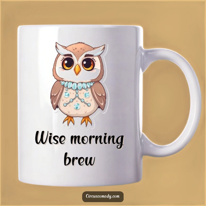Funny Owl Sequin Costume Mug: A Hilarious Gift for the Dazzling!
