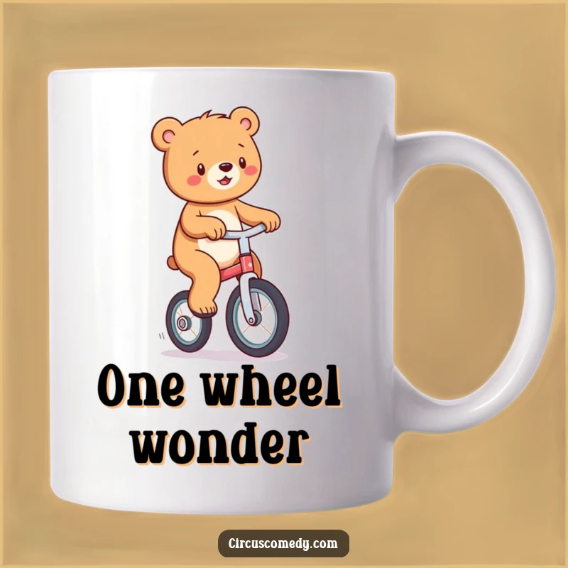 Funny Bear Unicycle Mug: A Hilarious Gift for Circus and Bear Fans