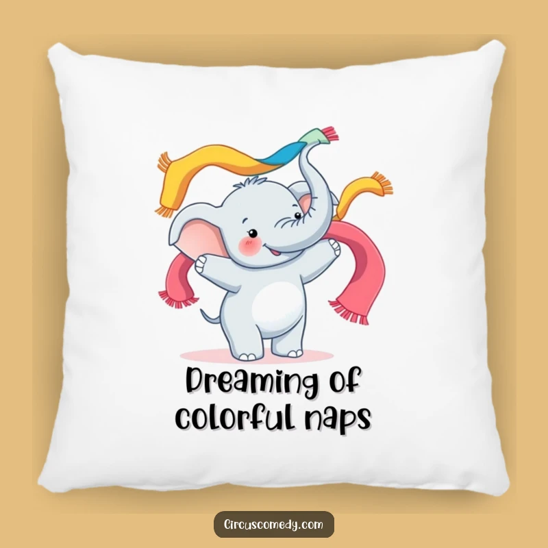 Funny Elephant Juggling Pillow: Cozy Comfort, Hilarious Home Decor Gift!