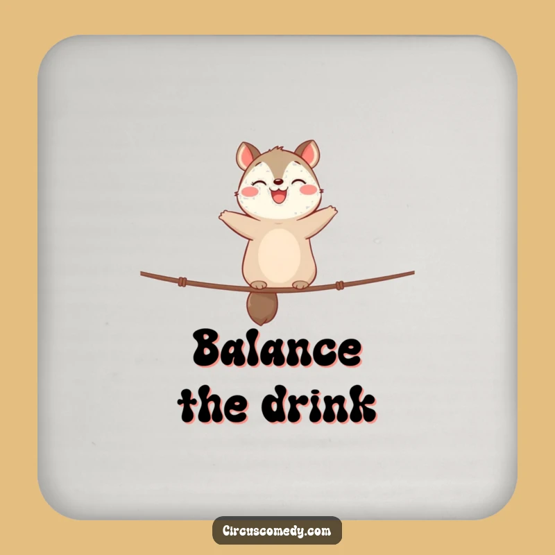 Funny Animal Tightrope Coaster - Happy Balance Protection