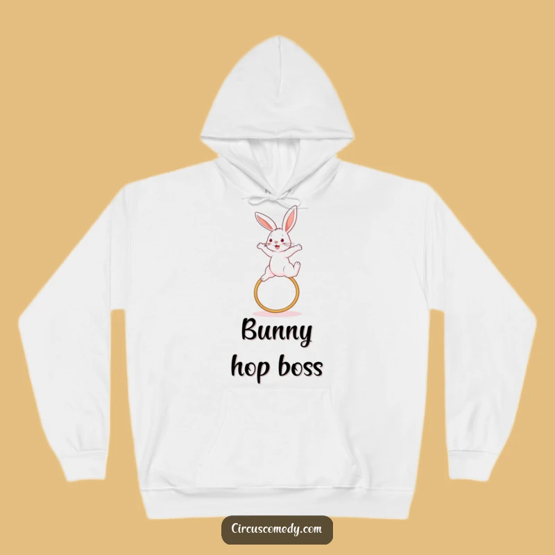 Funny Rabbit Jump Hoodie - Cozy Athlete Fun Gift