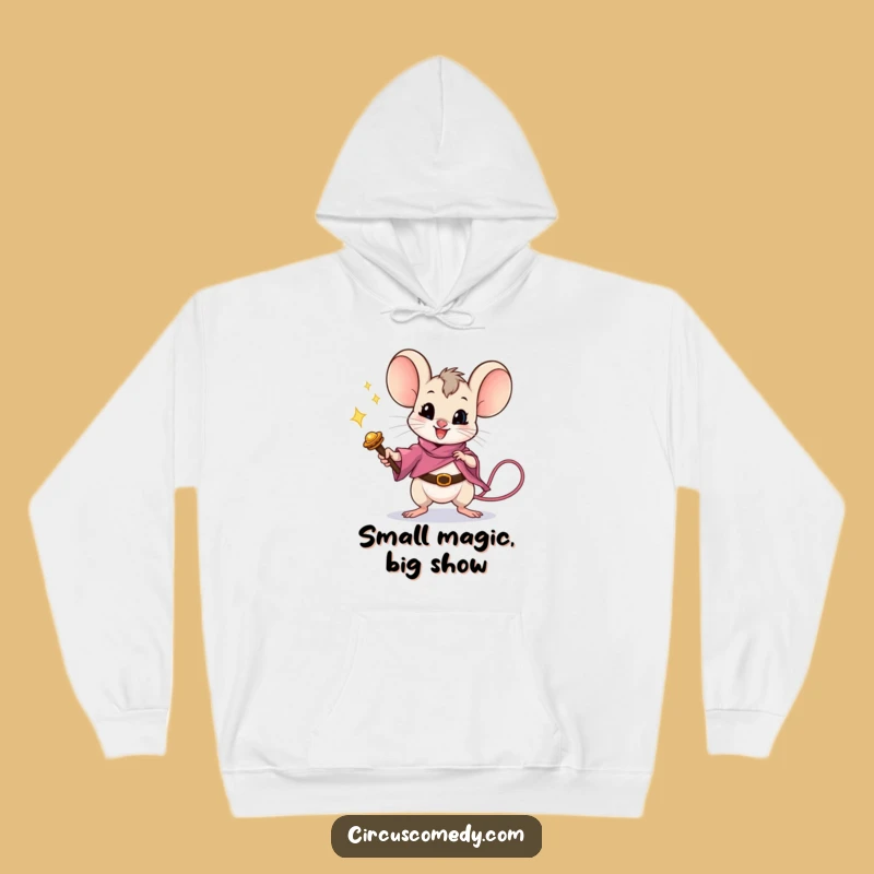 Funny Magic Mouse Hoodie - Cozy & Hilarious Illusionist Gift for Fans