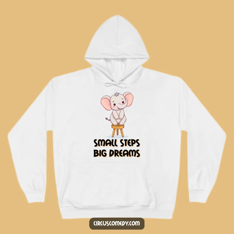 Cozy Funny Elephant Balancing Hoodie - Warm & Hilarious Apparel