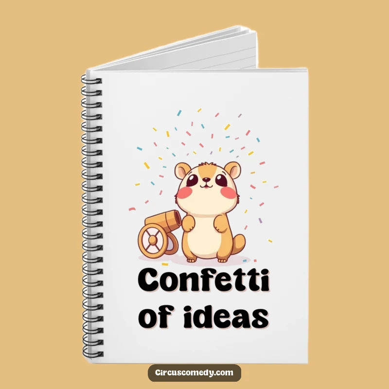 Funny Confetti Surprise Animal Notebook, Hilarious Journal for Creative Ideas