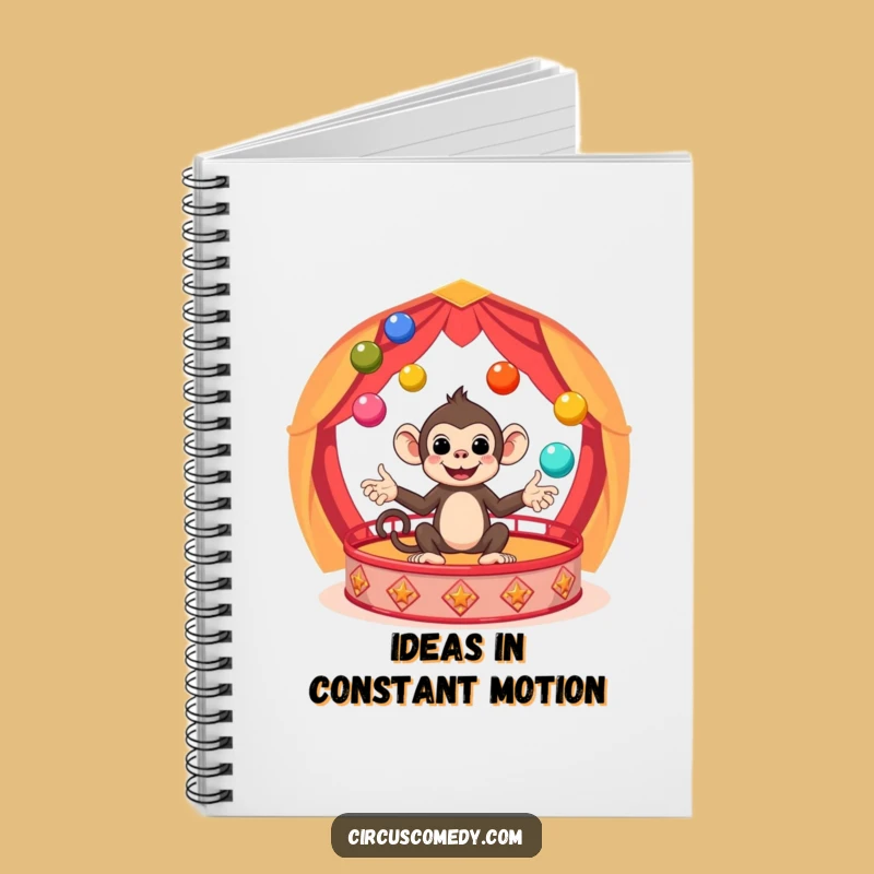 Funny Monkey Circus Notebook - Hilarious Journal Gift for Ideas