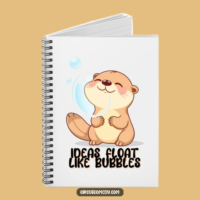 Funny Otter Notebook: Giggling Otter Bubble Journal - Creative & Comical Gift