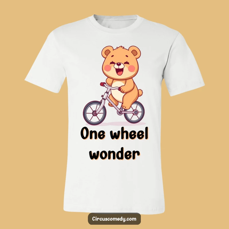 Funny Bear Unicycle T-Shirt: Wear Your Smile with Pride!