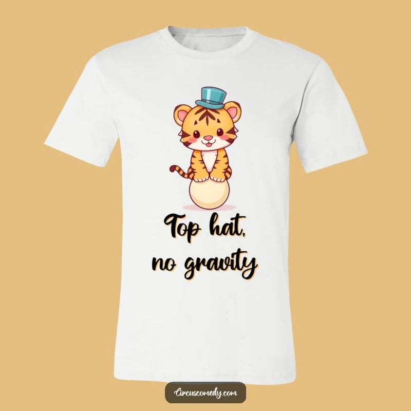 Funny Tiger Top Hat Circus T-Shirt: A Hilarious Gift for Anyone Who Loves Fun!