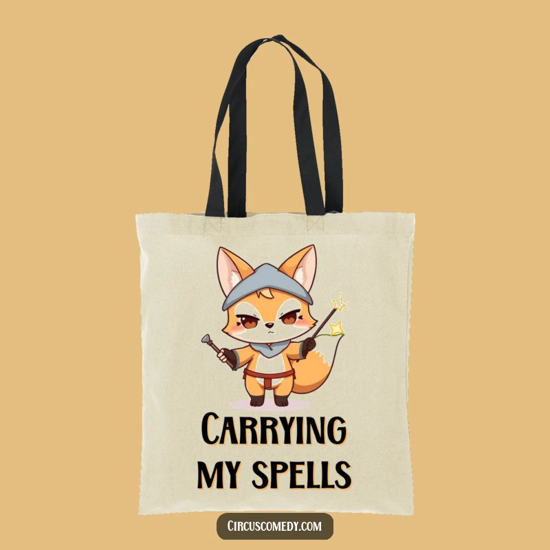 Funny Fox Magician Tote Bag: Stylish and Hilarious Accessory