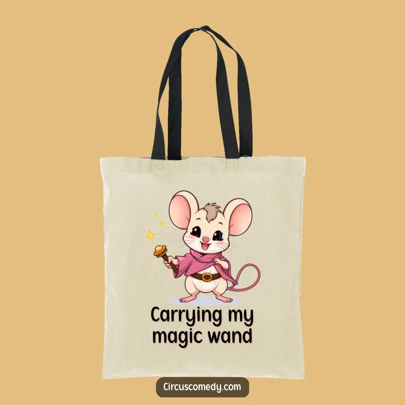Funny Magic Mouse Tote Bag - Stylish & Hilarious Illusionist Gift